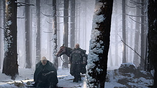 The Witcher, Geralt of Rivia, The Witcher 3: Wild Hunt, forest HD wallpaper