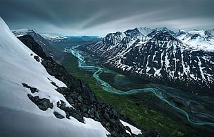 alps mountain, nature, landscape, mountains, snow HD wallpaper