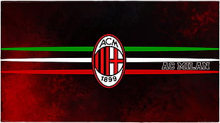 ACM digital wallpaper, AC Milan, sports, soccer clubs, soccer HD wallpaper