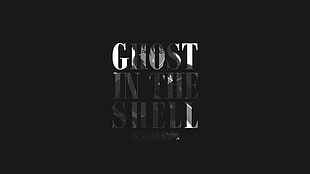 Ghost in the Shell text, Kusanagi Motoko, typography, Ghost in the Shell