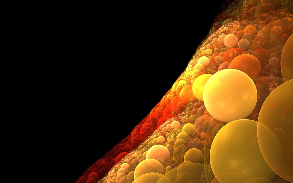 yellow and red photo HD wallpaper