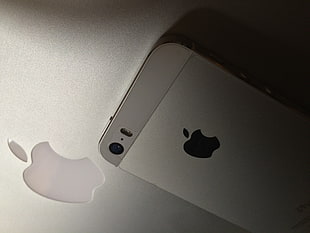 silver iPhone 5s, iPhone