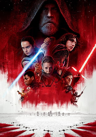Star Wars digital poster HD wallpaper