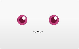 pink Monster Eye illustration HD wallpaper