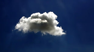 white clouds, nature