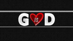 God is heart illustration, God, love, heart, texture HD wallpaper