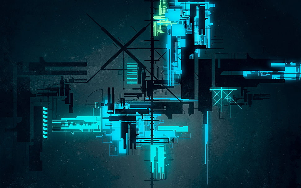 digital wallpaper HD wallpaper