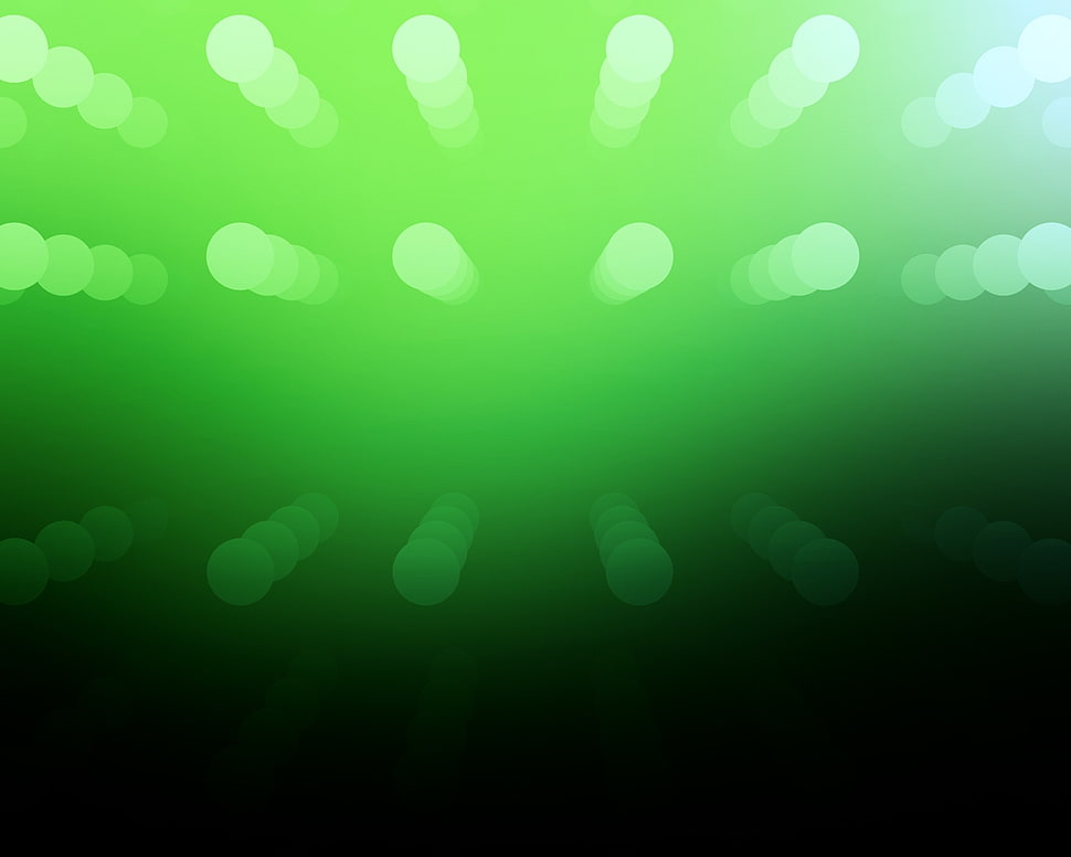 green and white artwork HD wallpaper