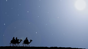 Silhouette of The Three Wise Men