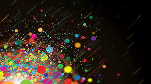 time-lapse of assorted-color wallpaper, abstract, bubbles