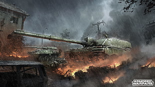 Armored Warfare digital game wallpaper, Armored Warfare, tank, Challenger 2, Stryker MGS HD wallpaper