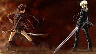 Anime action illustration