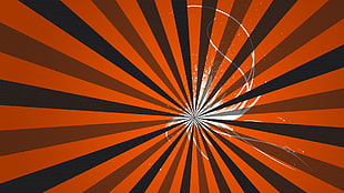 orange and black illustration, orange, splashes, abstract, carbon fiber 