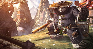 Pandaren Heroes of The Storm digital wallpaper