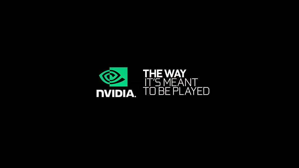 Nvidia logo HD wallpaper