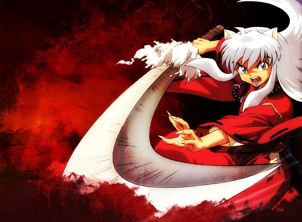 Inuyasha artwork, anime, Inuyasha HD wallpaper
