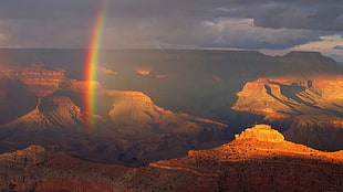 Grand Canyon, landscape, canyon, rainbows, Grand Canyon