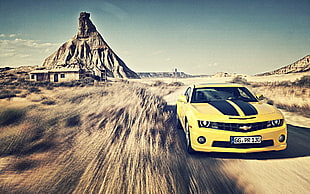 yellow Chevrolet Camaro car, car, Chevrolet, Camaro, Chevrolet Camaro HD wallpaper