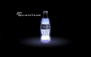 clear glass bottle with text overlay, Fallout 3, Fallout, Nuka Cola, digital art