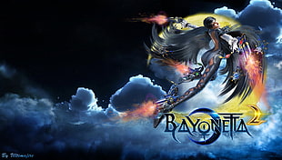 Bayoneta poster, Bayonetta, Bayonetta 2, Wii U, Nintendo HD wallpaper