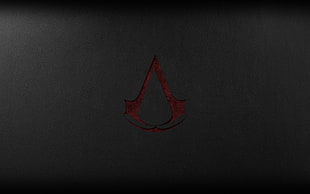 triangular red logo, Assassin's Creed, video games