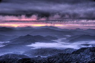 long-exposure photo of mountains screenshot