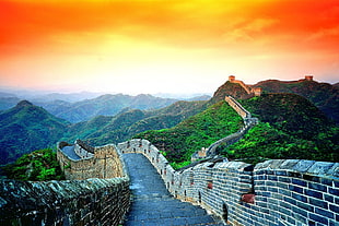 Great Wall of China, Great Wall of China, China, wall, stone