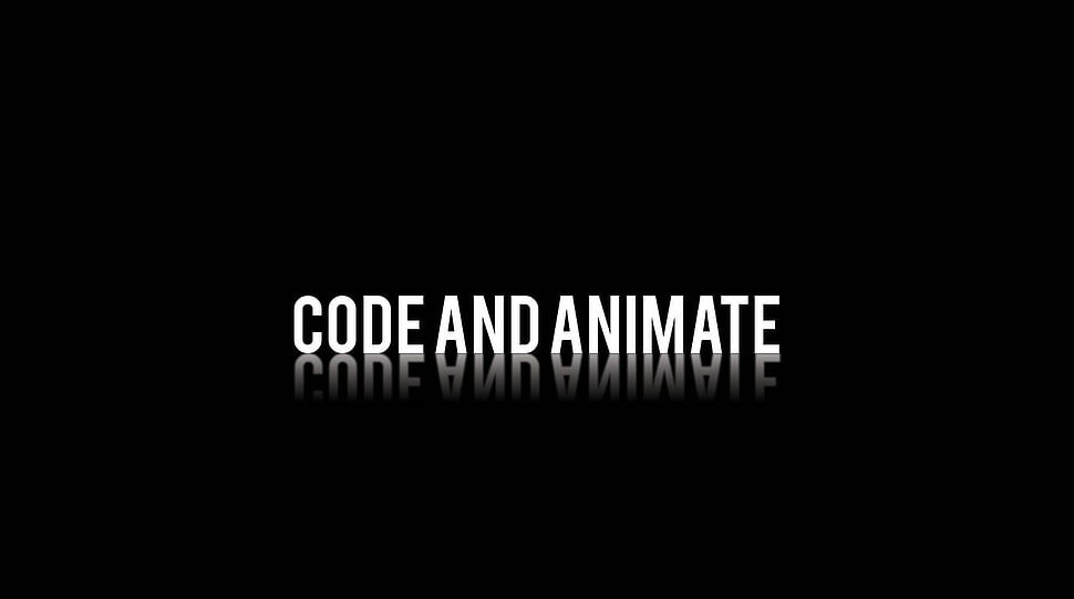 black background with code and animate text overlay, minimalism, programming, text HD wallpaper