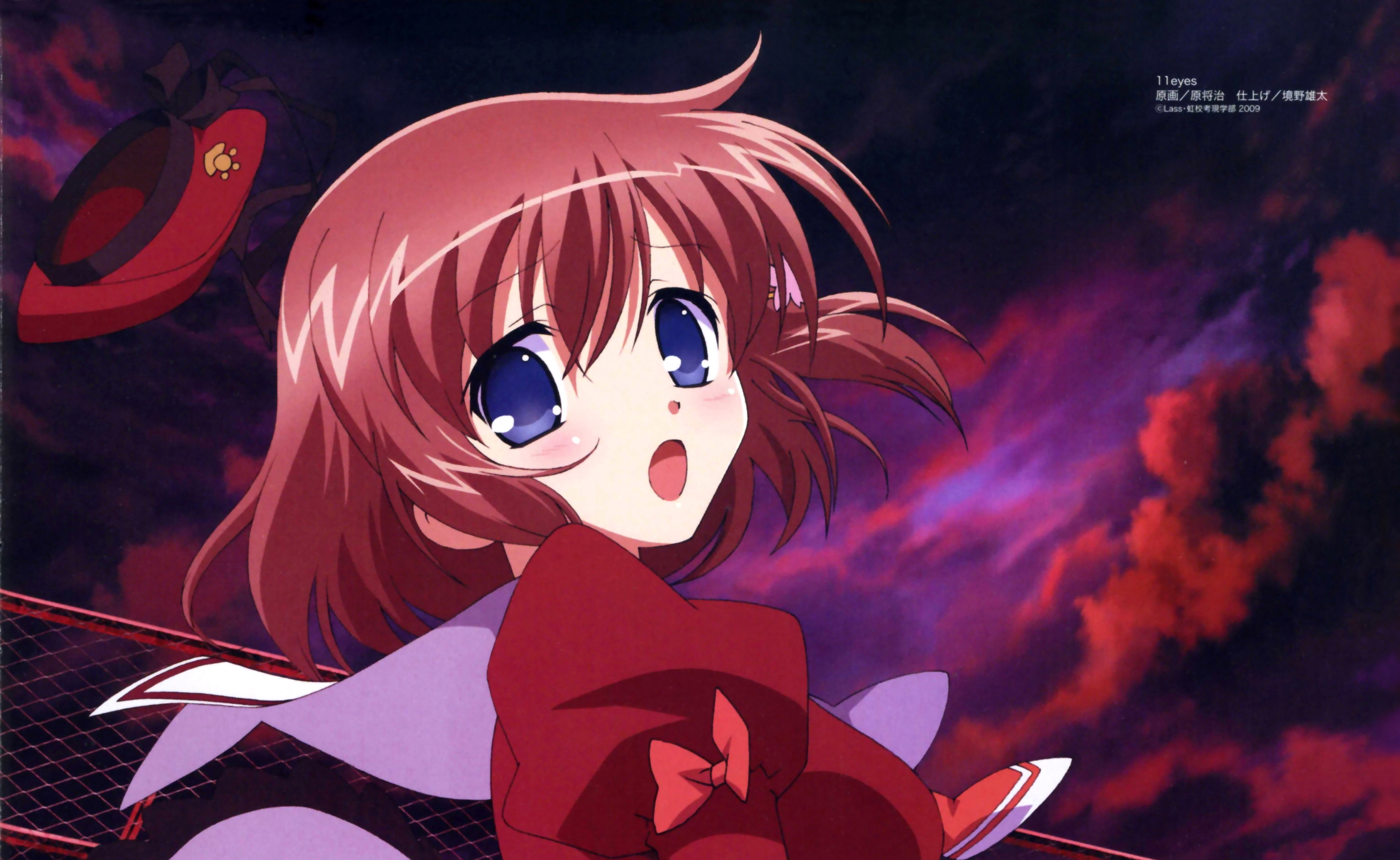 Anime Character With Red Hair Girl - anime girl