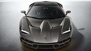 black Lamborghini Huracan, Lamborghini Centenario LP770-4, car, vehicle, Super Car 