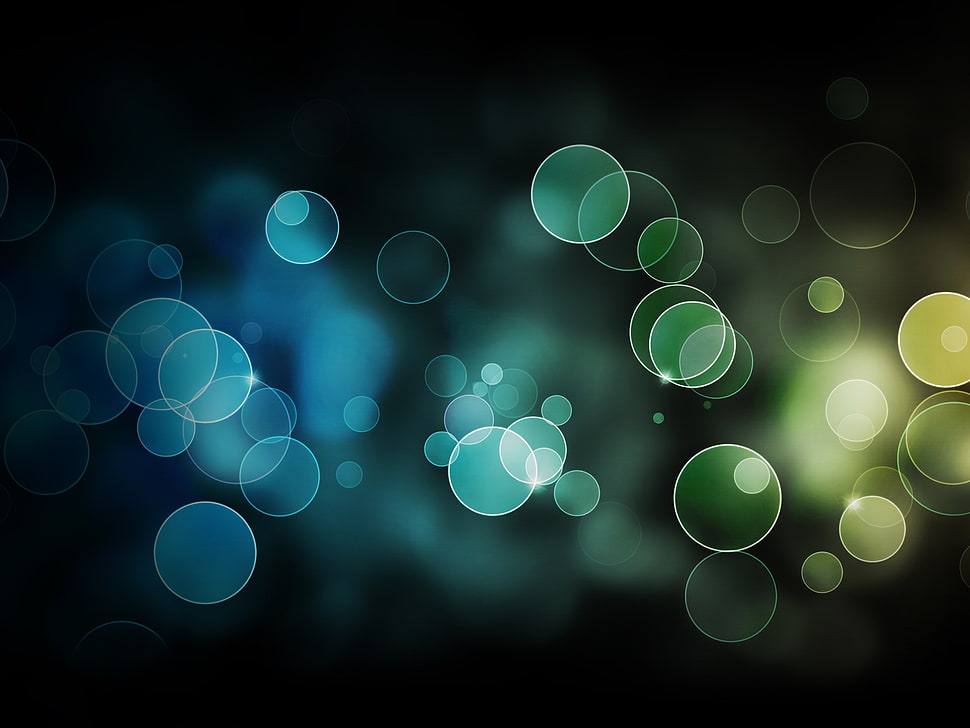 Circles,  Light,  Glitter,  Multicolored HD wallpaper