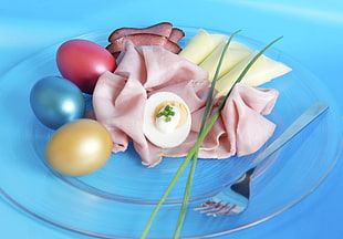 decorative egg dish