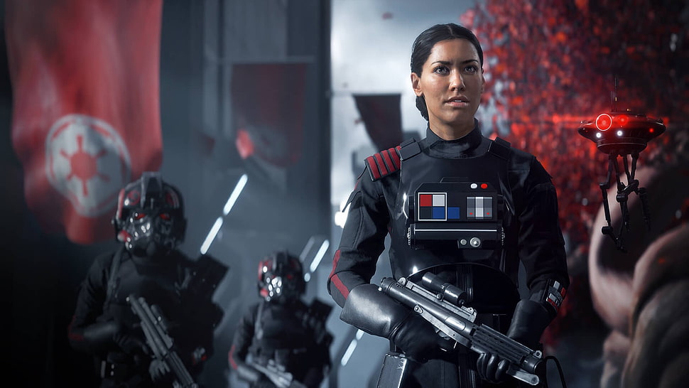 Star Wars movie still, Star Wars Battlefront II, Inferno Squad, Inferno Squad Trooper, Iden Versio HD wallpaper