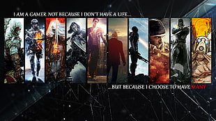 fantasy art, Assassin's Creed, Battlefield, The Witcher HD wallpaper