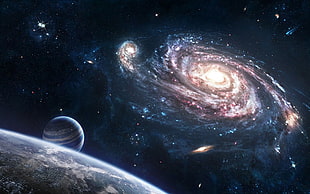 galaxy wallpaper, planet, space