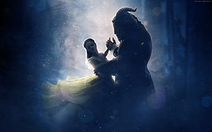 Beauty and the Beast digital wallpaper