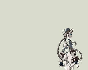 female animated character wallpaper, Cammy White, Street Fighter, simple background