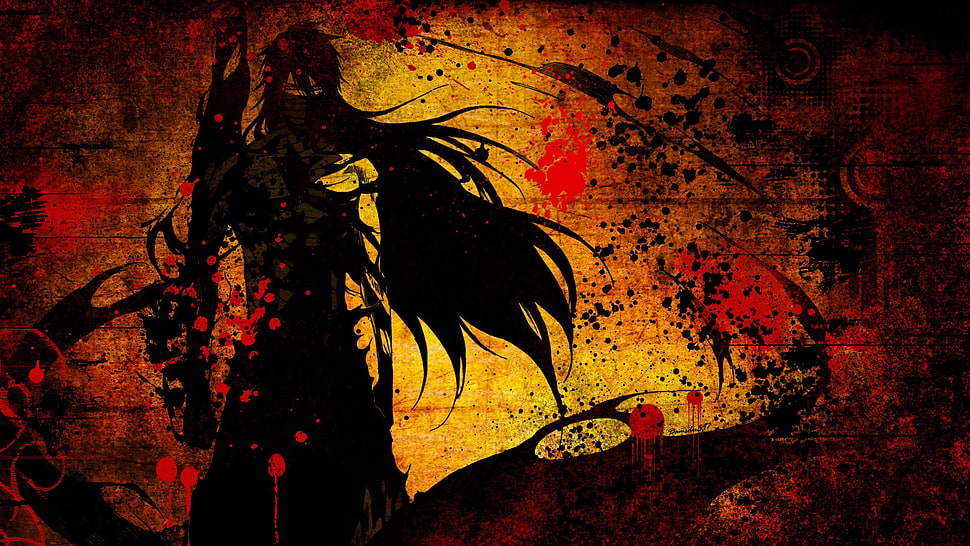 Kurosaki Ichigo Final Getsuga Tenshou digital wallpaper, Bleach, anime, Kurosaki Ichigo HD wallpaper