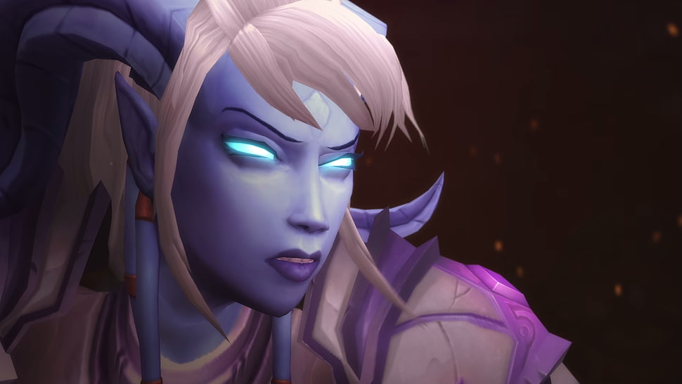 game application 3D wallpaper, Yrel, draenei HD wallpaper