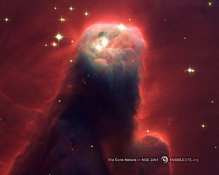 The Cone Nebula wallpaper, space, stars, nebula, space art