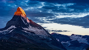 mountain digital wallpaper, mountains, peak, Zermatt, Switzerland HD wallpaper