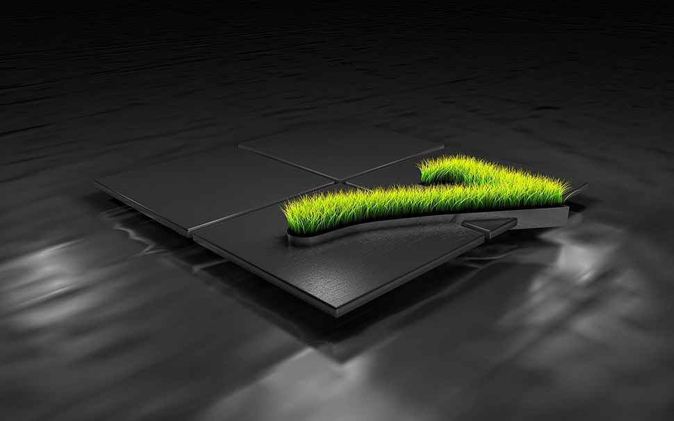 black and green case, window, Windows 7, Microsoft Windows HD wallpaper