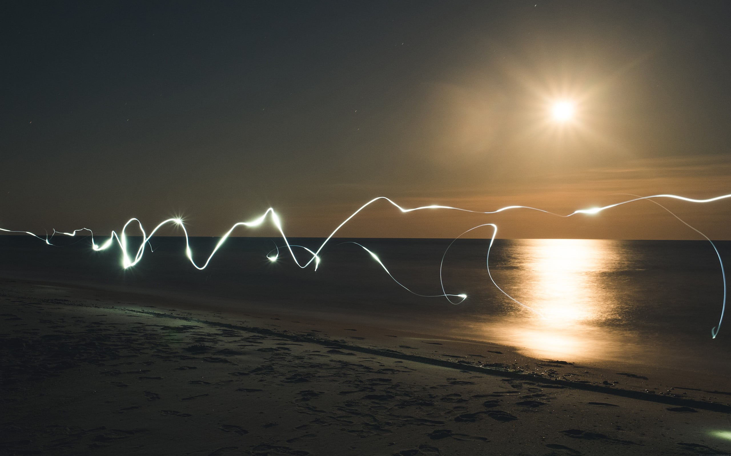 large body of water, photography, sea, beach, Sun