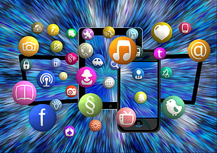 mobile application logo HD wallpaper