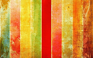 red, yellow green and orange painting