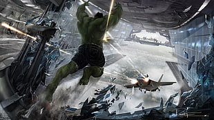 Marvel Incredible Hulk digital wallpaper