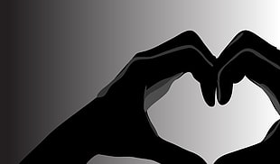 hand heart gesture