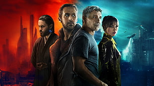 movie character wallpaper, Blade Runner, Blade Runner 2049, Jared Leto, Harrison Ford
