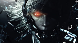 male character 3D wallpaper, Metal Gear Rising: Revengeance, Raiden, video games