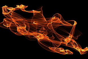 red fire, Fire, Abstraction, Clots